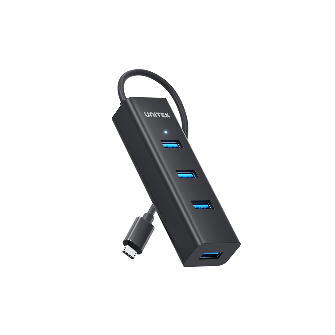 موزع Unitek H1117B uHUB Q4 مزود بـ 4 منافذ USB-C مع منفذ طاقة USB-C موزع Unitek H1117B uHUB Q4 مزود بـ 4 منافذ USB-C مع منفذ طاقة USB-C
